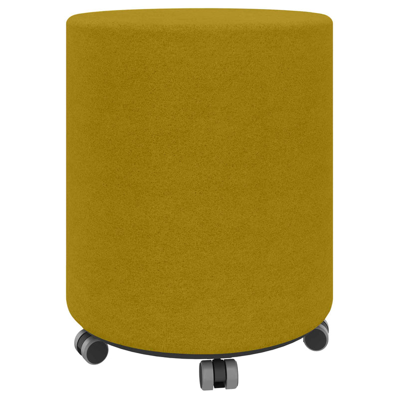 GIRO Pouf / Sitzhocker | Rollbar, Ø 400 mm, Wollbezüge VELITO / SYNERGY - 1 Main Image