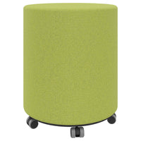 GIRO Pouf / Sitzhocker | Rollbar, Ø 400 mm, Wollbezüge VELITO / SYNERGY