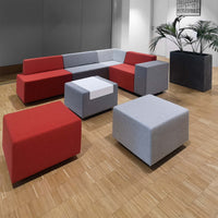 JAZZ Pouf / Sitzhocker | 600 x 600 mm, Bezugsstoffe LUCIA / VELITO / SYNERGY