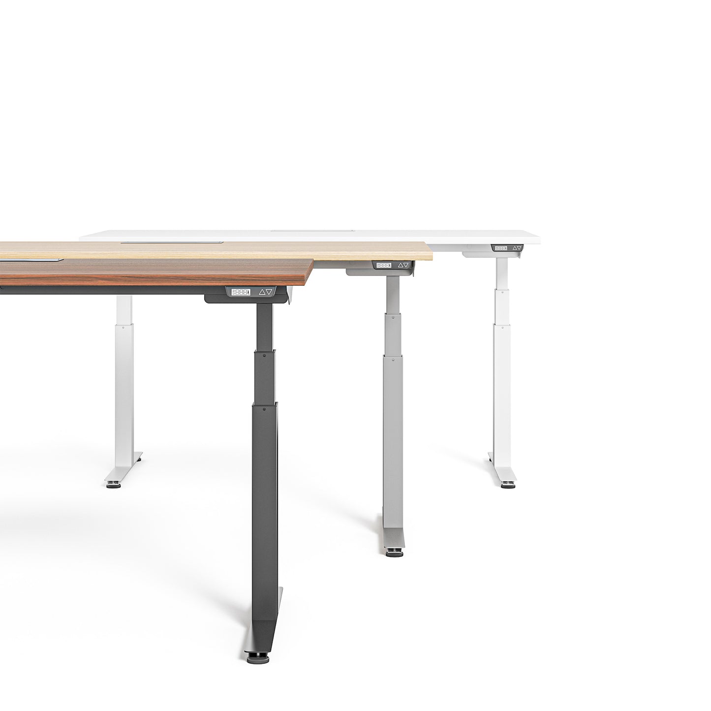 Q-ACTIVE 2-Motoren-Schreibtisch | 1000-2000 mm, elektrisch höhenverstellbar