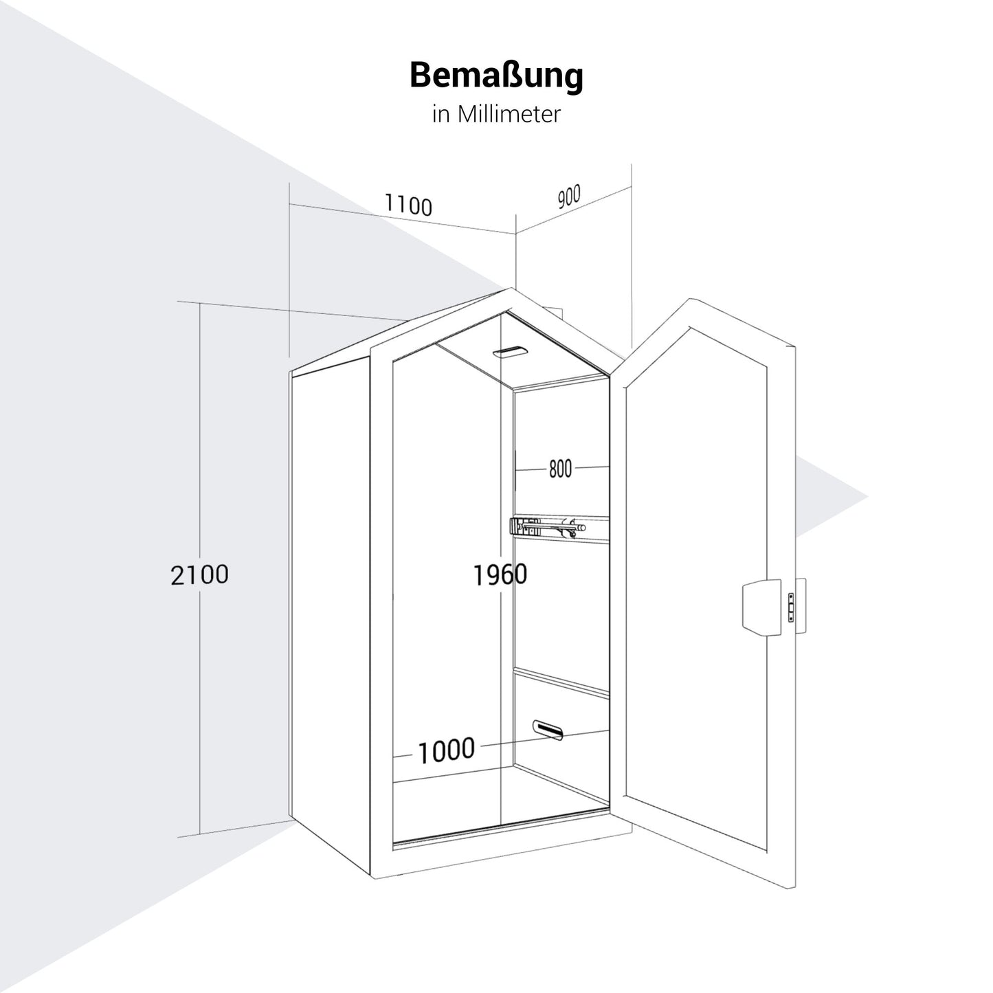 Soundbox QUIET HOUSE | Schallisolierte Telefonbox, für 1 Person