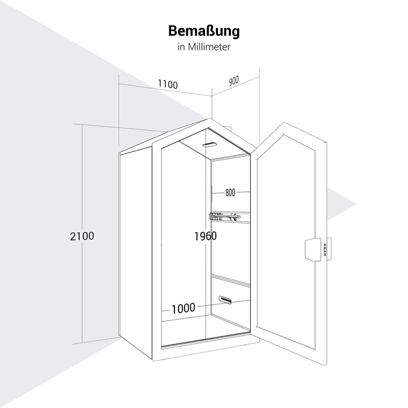 Soundbox House Quiet | Cabina telefonica raschiata, per 1 persona - 15 Main Image