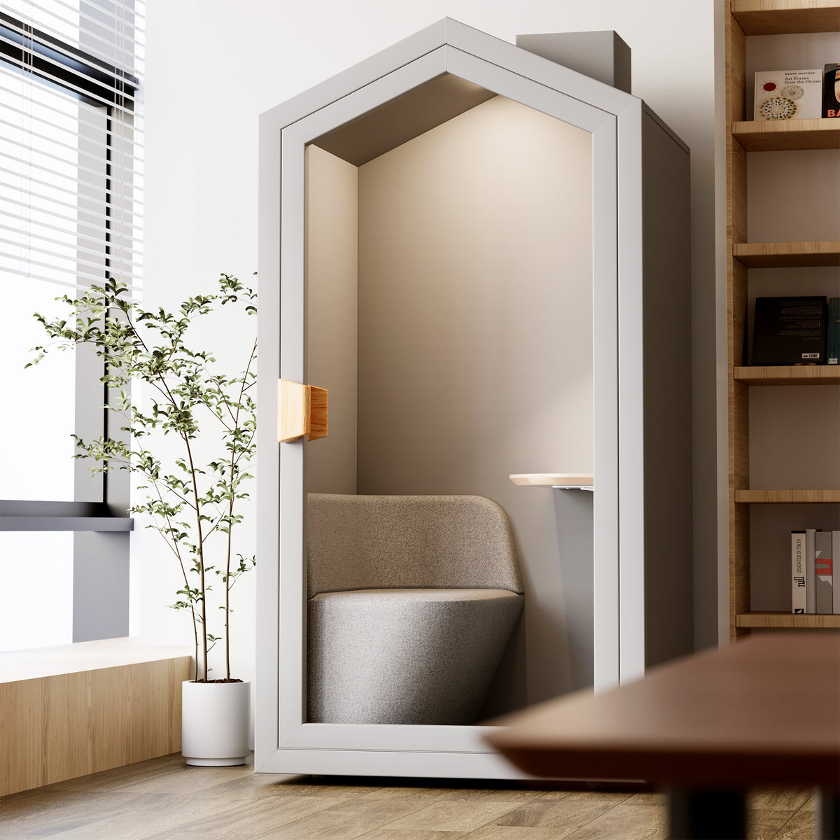 Soundbox QUIET HOUSE | Schallisolierte Telefonbox, für  1 Person - 20 Lightbox Main Image