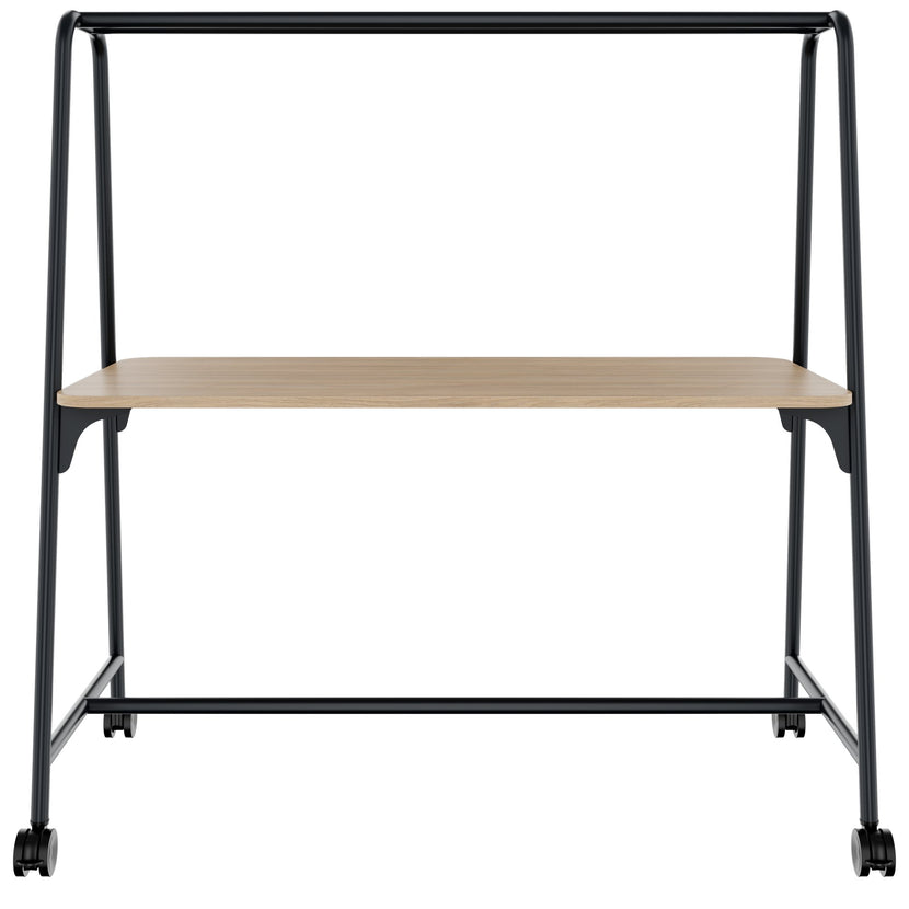 Tabella multiuso rotonda | 1600 - 1800 x 740 - 1050 mm, quercia ambra
