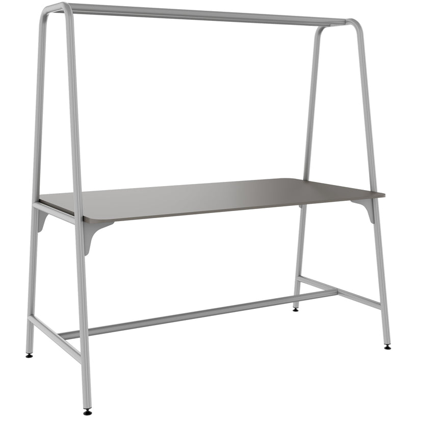 Tabella multiuso rotonda | 1600 - 1800 x 740 - 1050 mm, Fenix ​​Grey