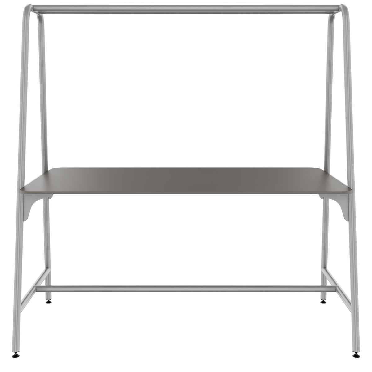 Tabella multiuso rotonda | 1600 - 1800 x 740 - 1050 mm, Fenix ​​Grey - 2 Lightbox Main Image