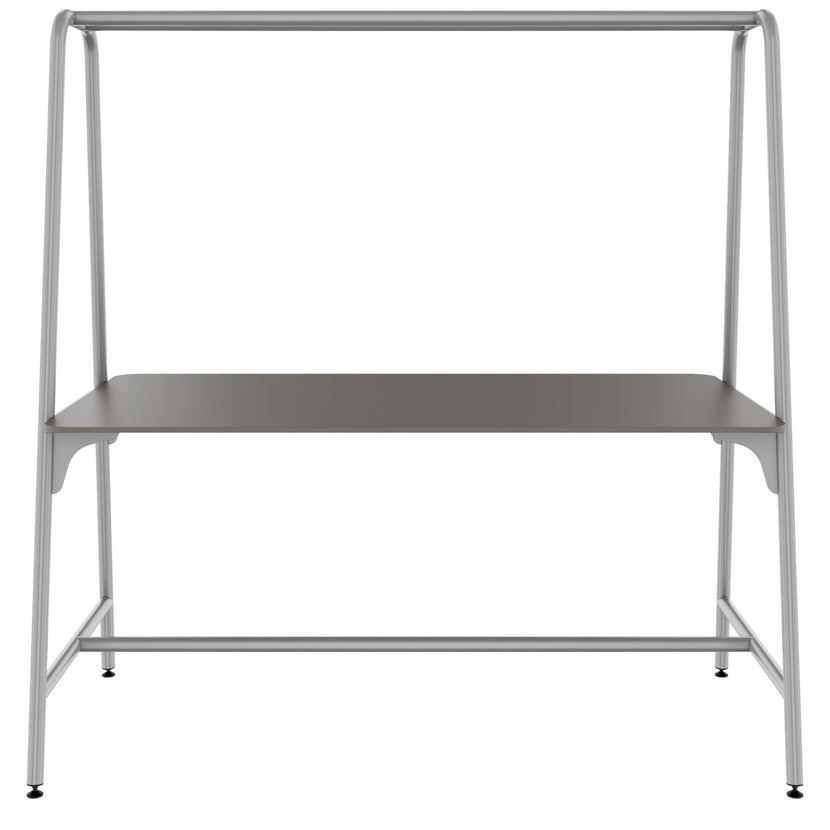 Tabella multiuso rotonda | 1600 - 1800 x 740 - 1050 mm, Fenix ​​Grey