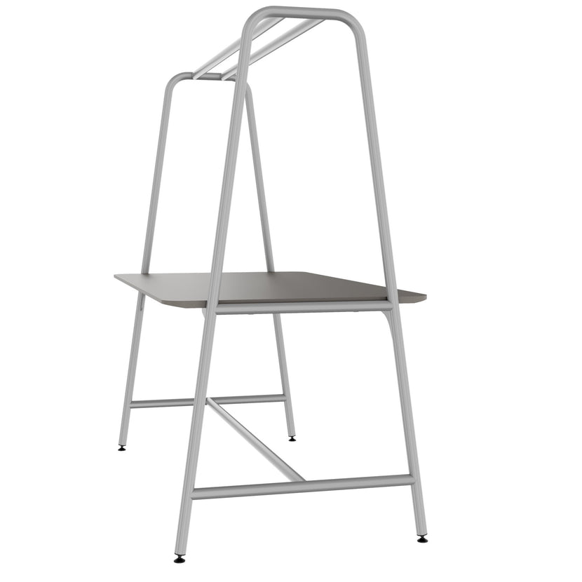 Tabella multiuso rotonda | 1600 - 1800 x 740 - 1050 mm, Fenix ​​Grey