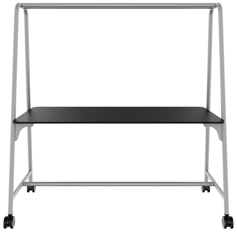 Tabella multiuso rotonda | 1600 - 1800 x 740 - 1050 mm, Fenix ​​nero