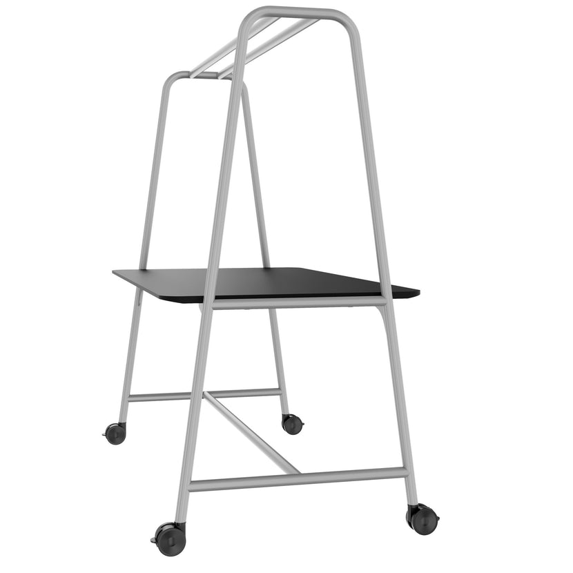 Tabella multiuso rotonda | 1600 - 1800 x 740 - 1050 mm, Fenix ​​nero