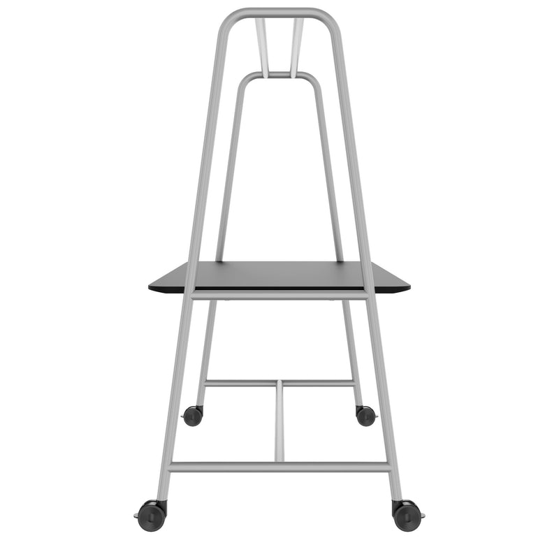 ROUND Multipurpose Tisch | 1600 - 1800 x 740 - 1050 mm, Fenix Schwarz - 4 Main Image
