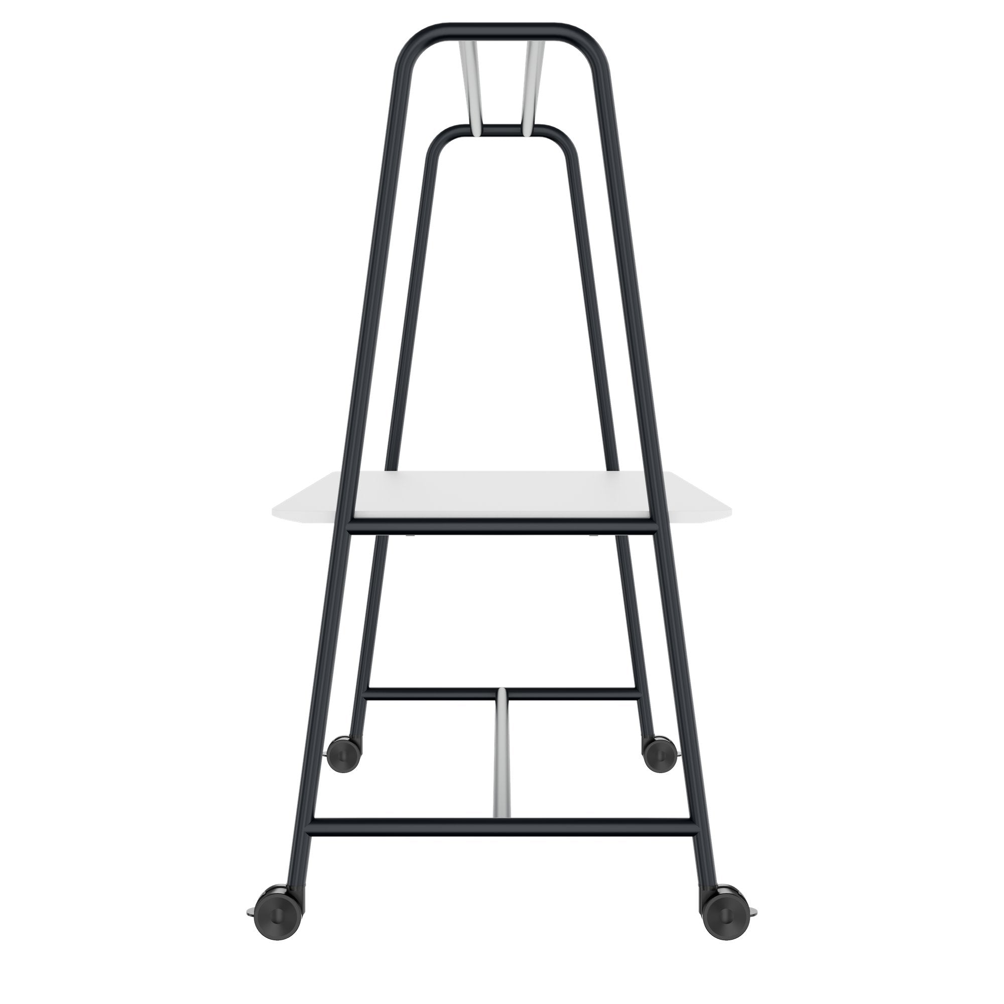 Tabella multiuso rotonda | 1600 - 1800 x 740 - 1050 mm, HPL White