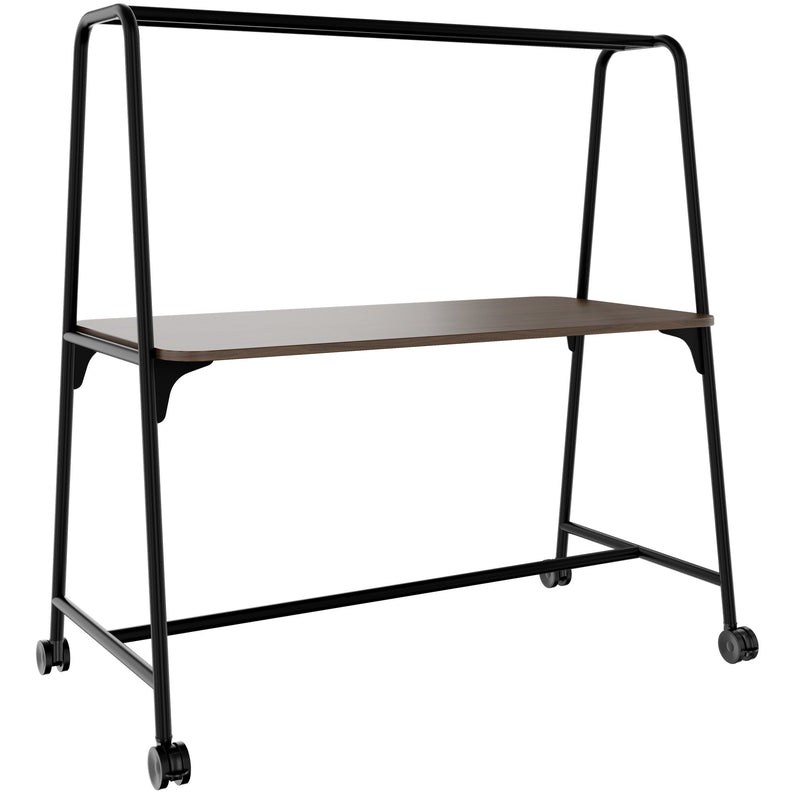 ROUND Multipurpose Tisch | 1600 - 1800 x 740 - 1050 mm, Nussbaum - 1 Main Image