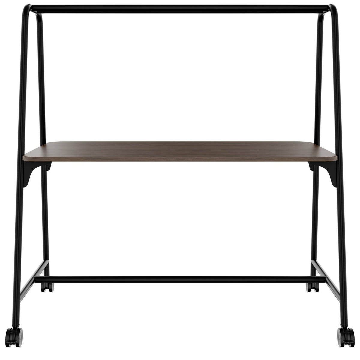 ROUND Multipurpose Tisch | 1600 - 1800 x 740 - 1050 mm, Nussbaum - 2 Lightbox Main Image