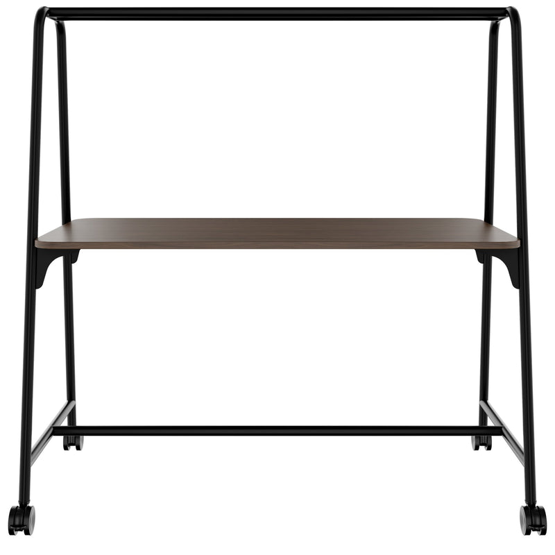 ROUND Multipurpose Tisch | 1600 - 1800 x 740 - 1050 mm, Nussbaum - 2 Main Image