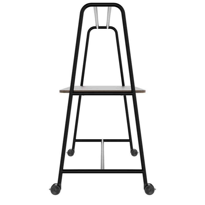ROUND Multipurpose Tisch | 1600 - 1800 x 740 - 1050 mm, Nussbaum - 4 Main Image