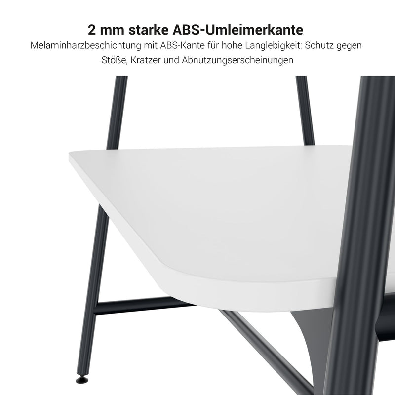 ROUND Multipurpose Tisch | 1600 - 1800 x 740 - 1050 mm, Nussbaum - 6 Main Image