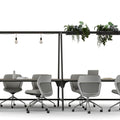 ROUND Multipurpose Tisch | 1600 - 1800 x 740 - 1050 mm, Nussbaum - 12 Thumbnail Image