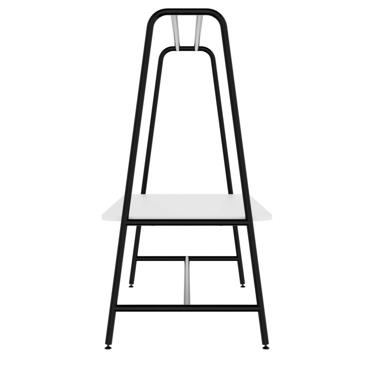 Round multipurpose table | 1600 - 1800 x 740 - 1050 mm, white