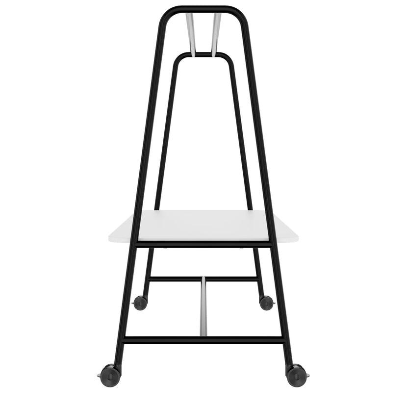 Tabella multiuso rotonda | 1600 - 1800 x 740 - 1050 mm, bianco