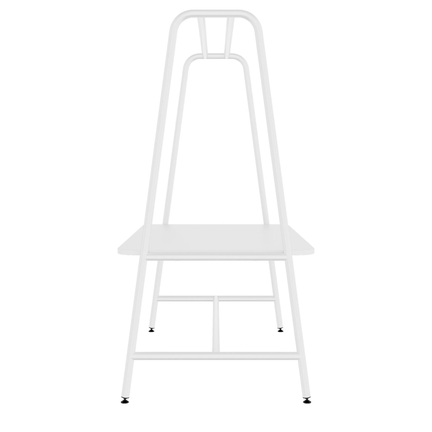 Round multipurpose table | 1600 - 1800 x 740 - 1050 mm, white