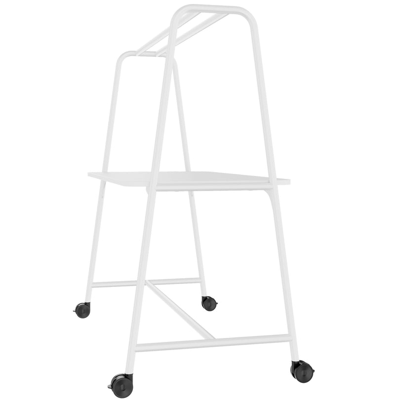 Tabella multiuso rotonda | 1600 - 1800 x 740 - 1050 mm, bianco