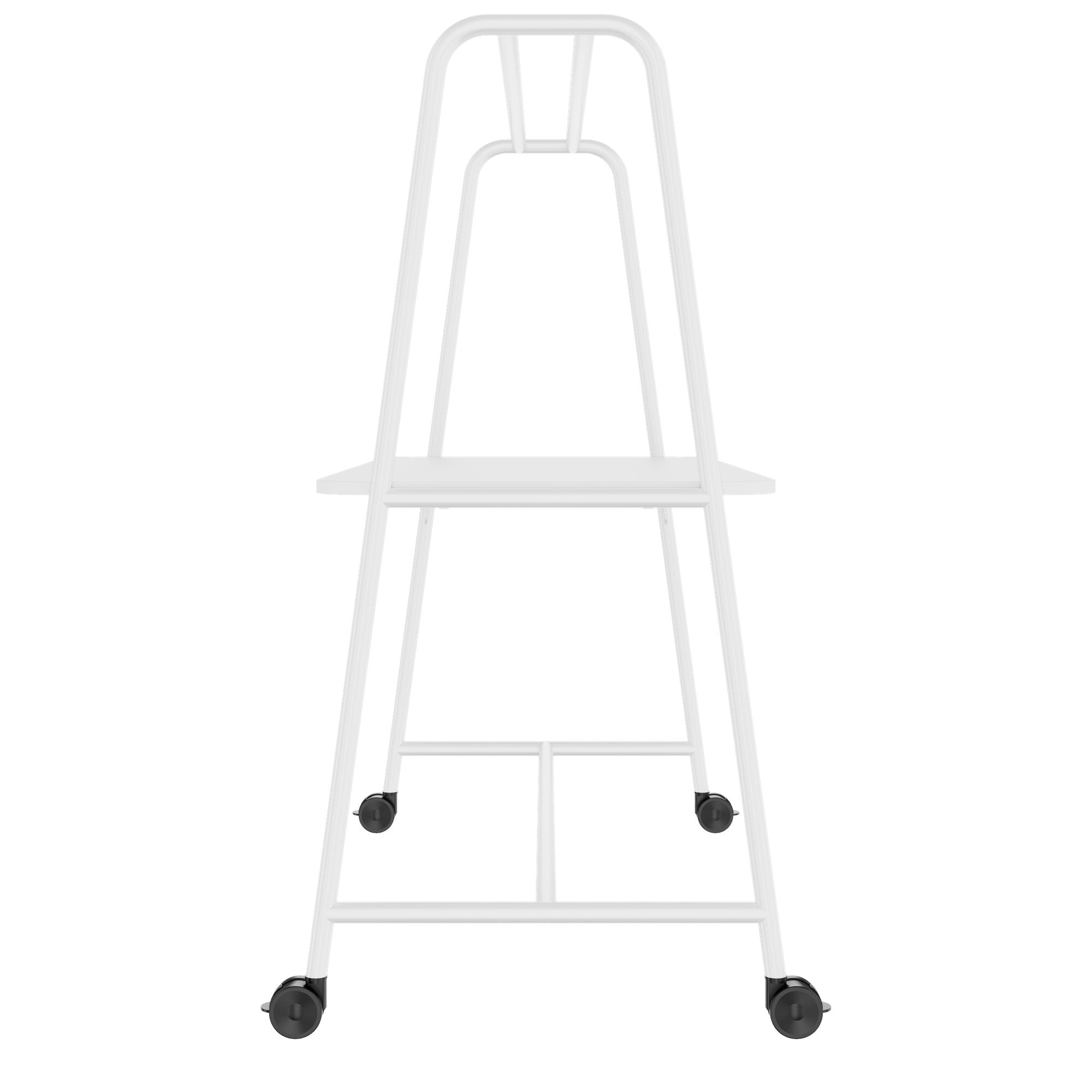 Tabella multiuso rotonda | 1600 - 1800 x 740 - 1050 mm, bianco