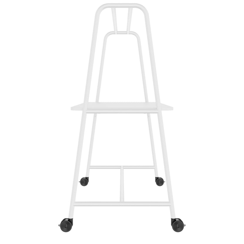 Tabella multiuso rotonda | 1600 - 1800 x 740 - 1050 mm, bianco