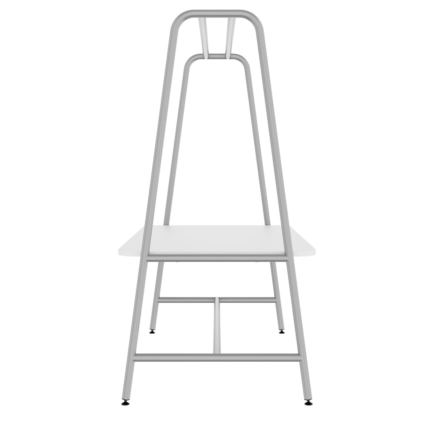 Round multipurpose table | 1600 - 1800 x 740 - 1050 mm, white