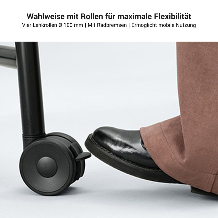 ROUND Multipurpose Tisch | 1600 - 1800 x 740 - 1050 mm, Weiß