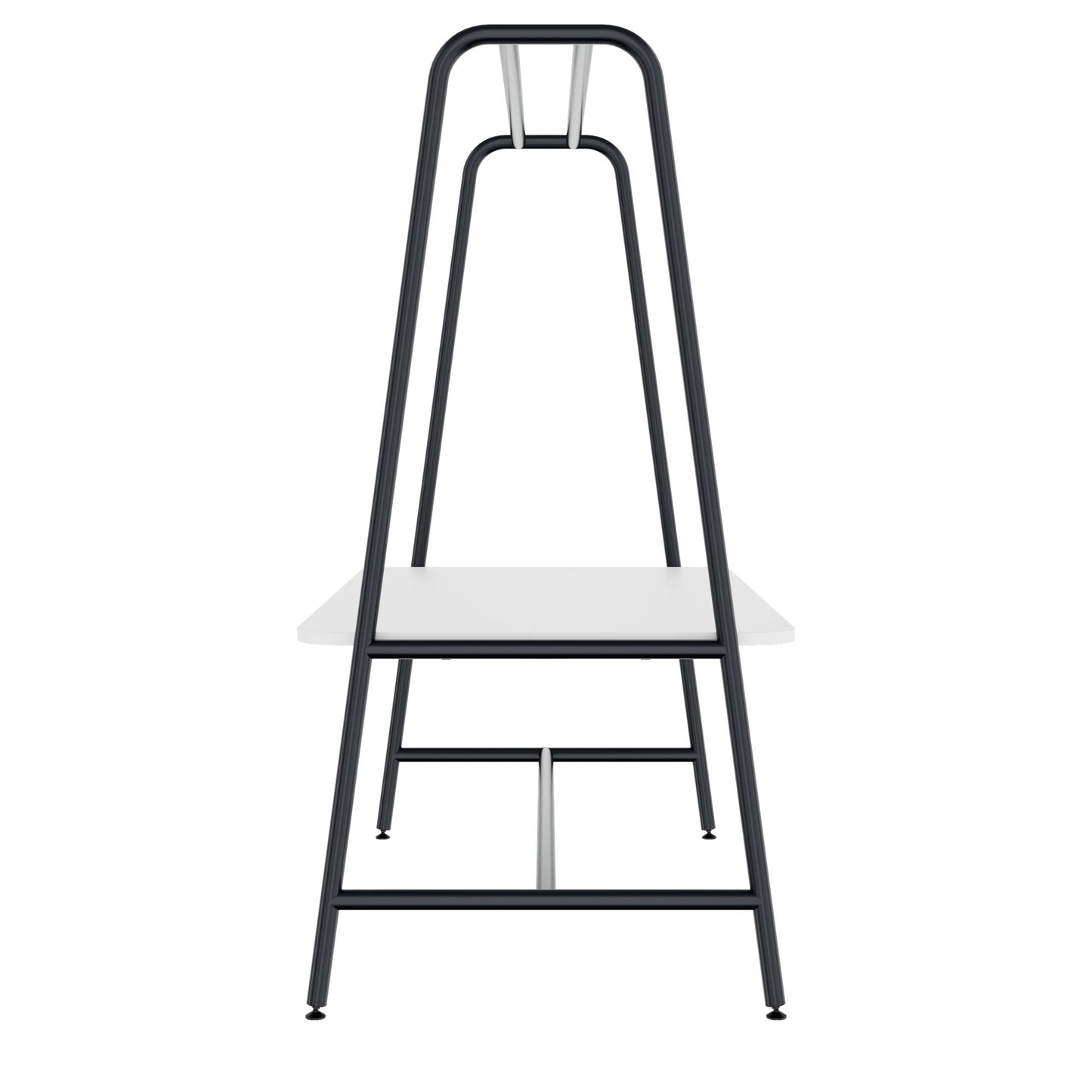 Round multipurpose table | 1600 - 1800 x 740 - 1050 mm, white