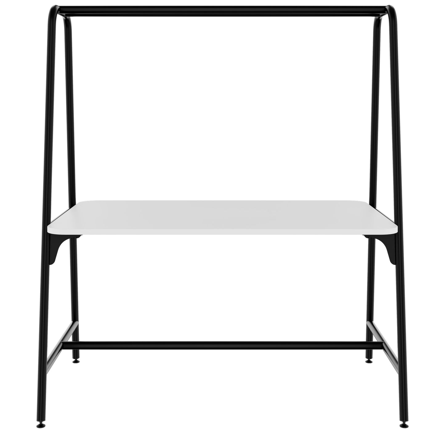 Round multipurpose table | 1600 - 1800 x 740 - 1050 mm, white