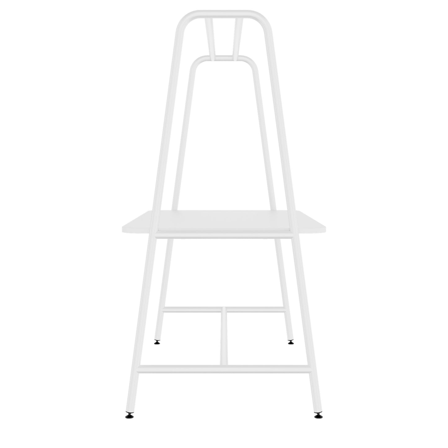 Round multipurpose table | 1600 - 1800 x 740 - 1050 mm, white