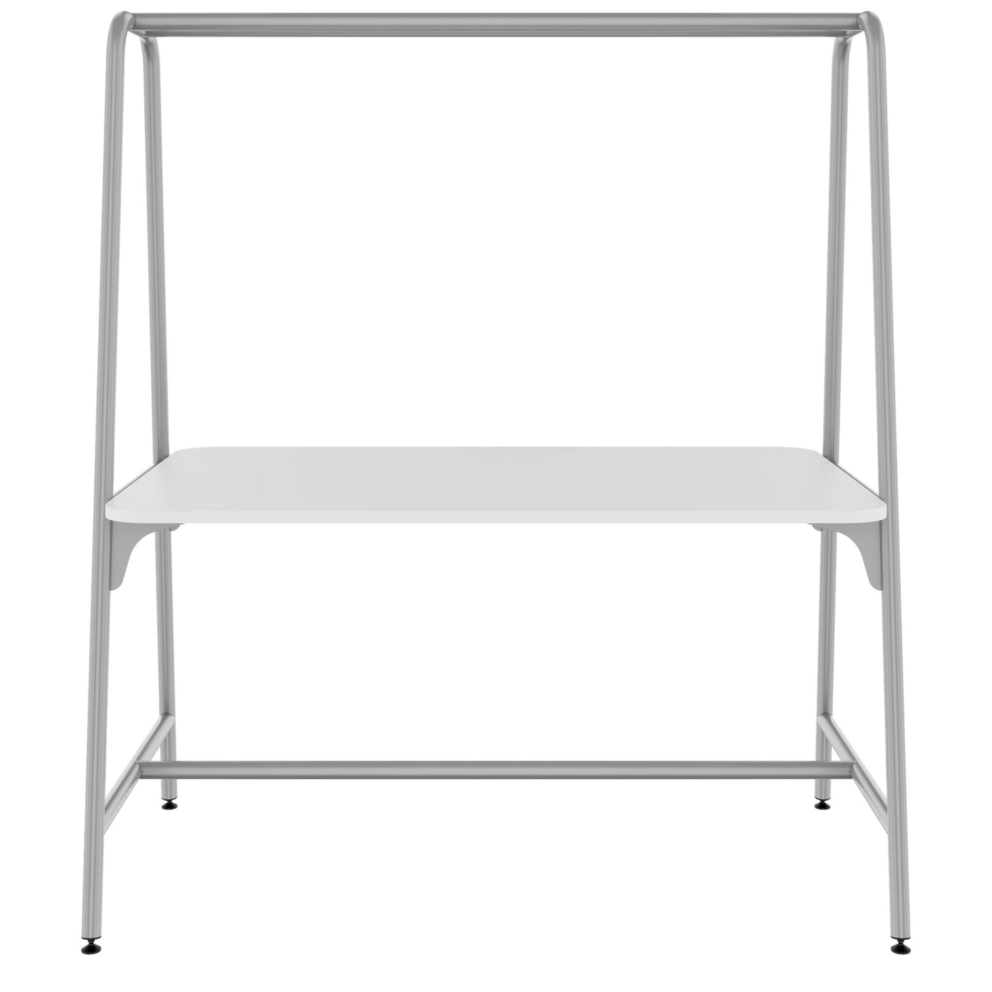 Round multipurpose table | 1600 - 1800 x 740 - 1050 mm, white