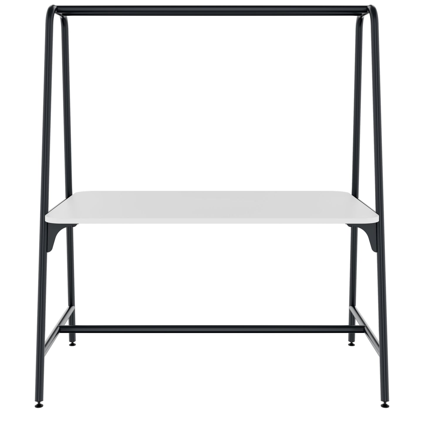 Round multipurpose table | 1600 - 1800 x 740 - 1050 mm, white