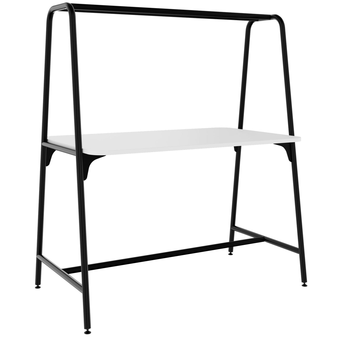 Round multipurpose table | 1600 - 1800 x 740 - 1050 mm, white