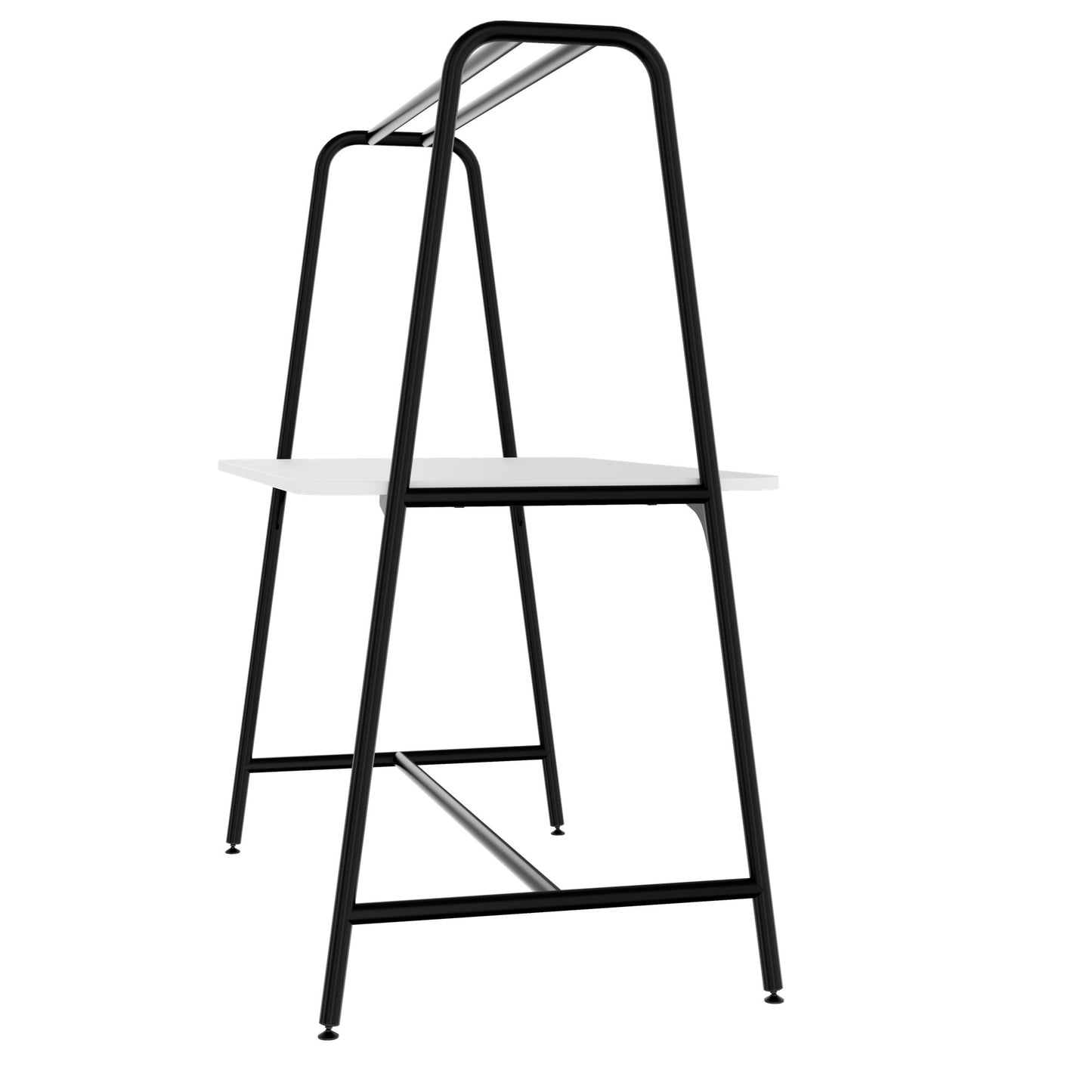 Round multipurpose table | 1600 - 1800 x 740 - 1050 mm, white