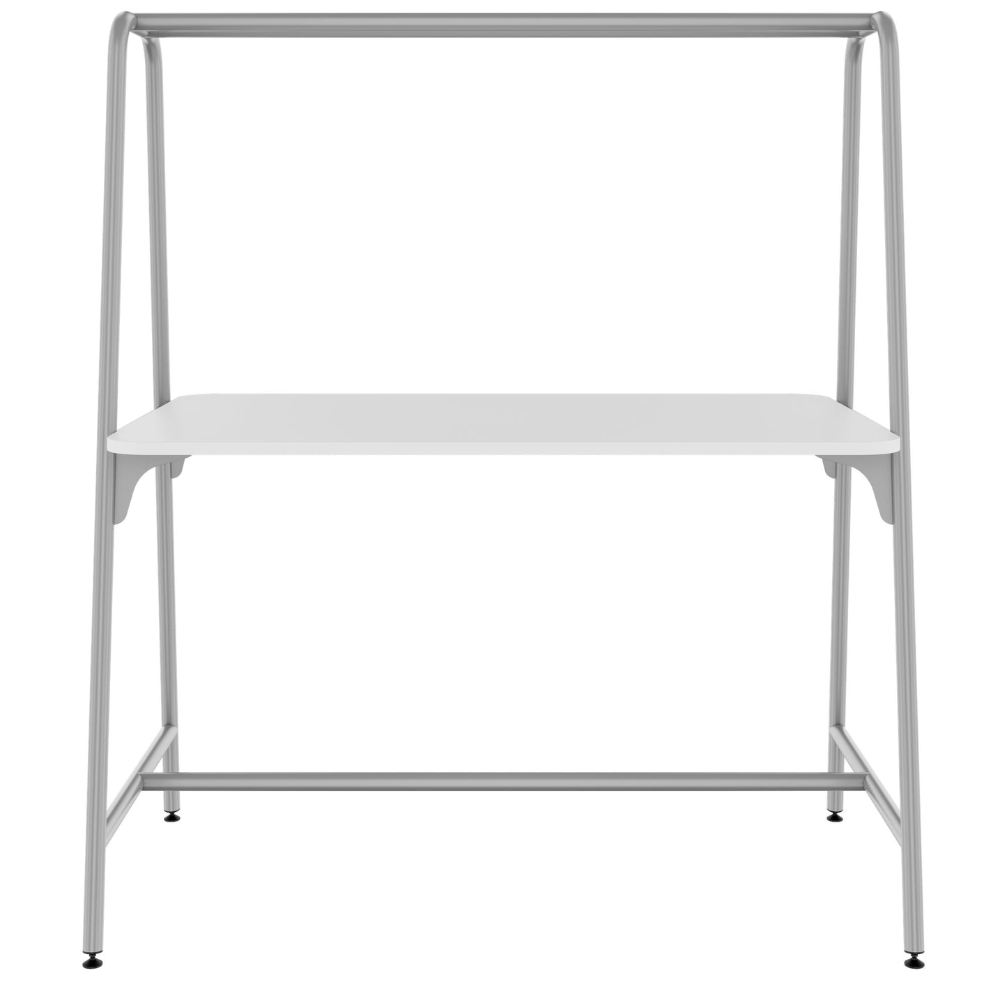 Round multipurpose table | 1600 - 1800 x 740 - 1050 mm, white