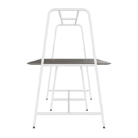 Round multipurpose table | 2400 - 2800 x 740 - 1050 mm, Fenix ​​gray