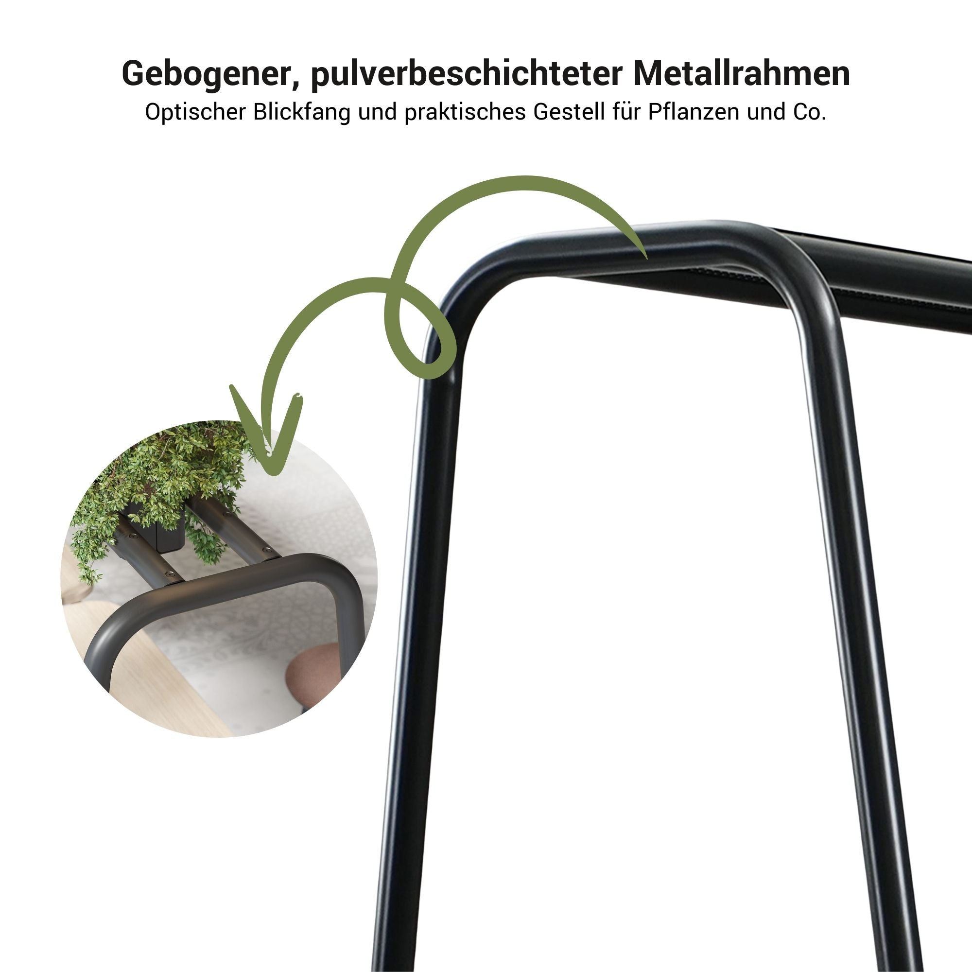 ROUND Multipurpose Tisch | 2400 - 2800  x 740 - 1050 mm, Fenix Schwarz