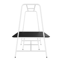 Round multipurpose table | 2400 - 2800 x 740 - 1050 mm, Fenix ​​black