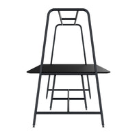 Round multipurpose table | 2400 - 2800 x 740 - 1050 mm, Fenix ​​black