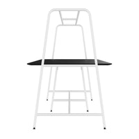 Round multipurpose table | 2400 - 2800 x 740 - 1050 mm, Fenix ​​black