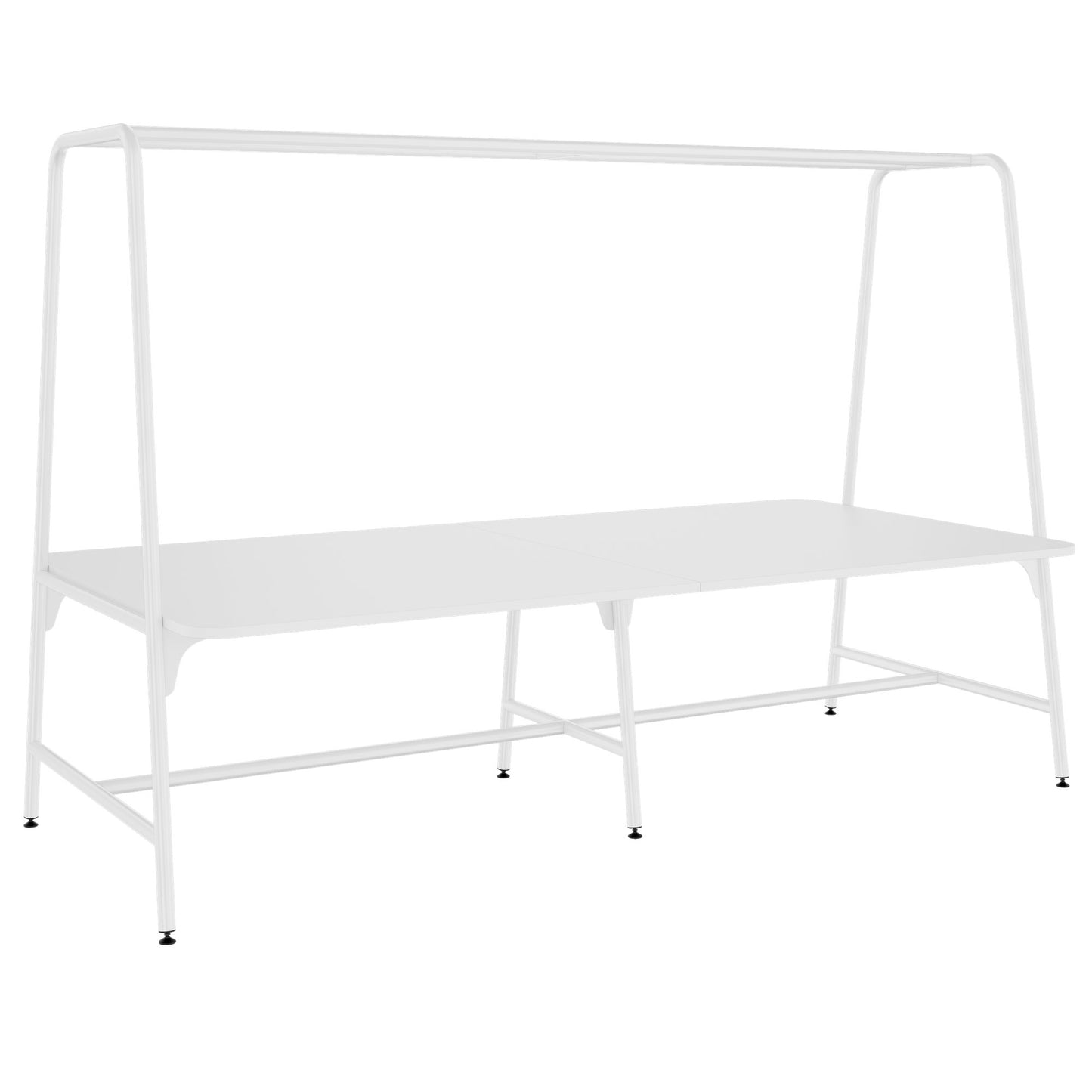 TABLEAU MULTIPLOSE RORD | 2400 - 2800 x 740 - 1050 mm, blanc