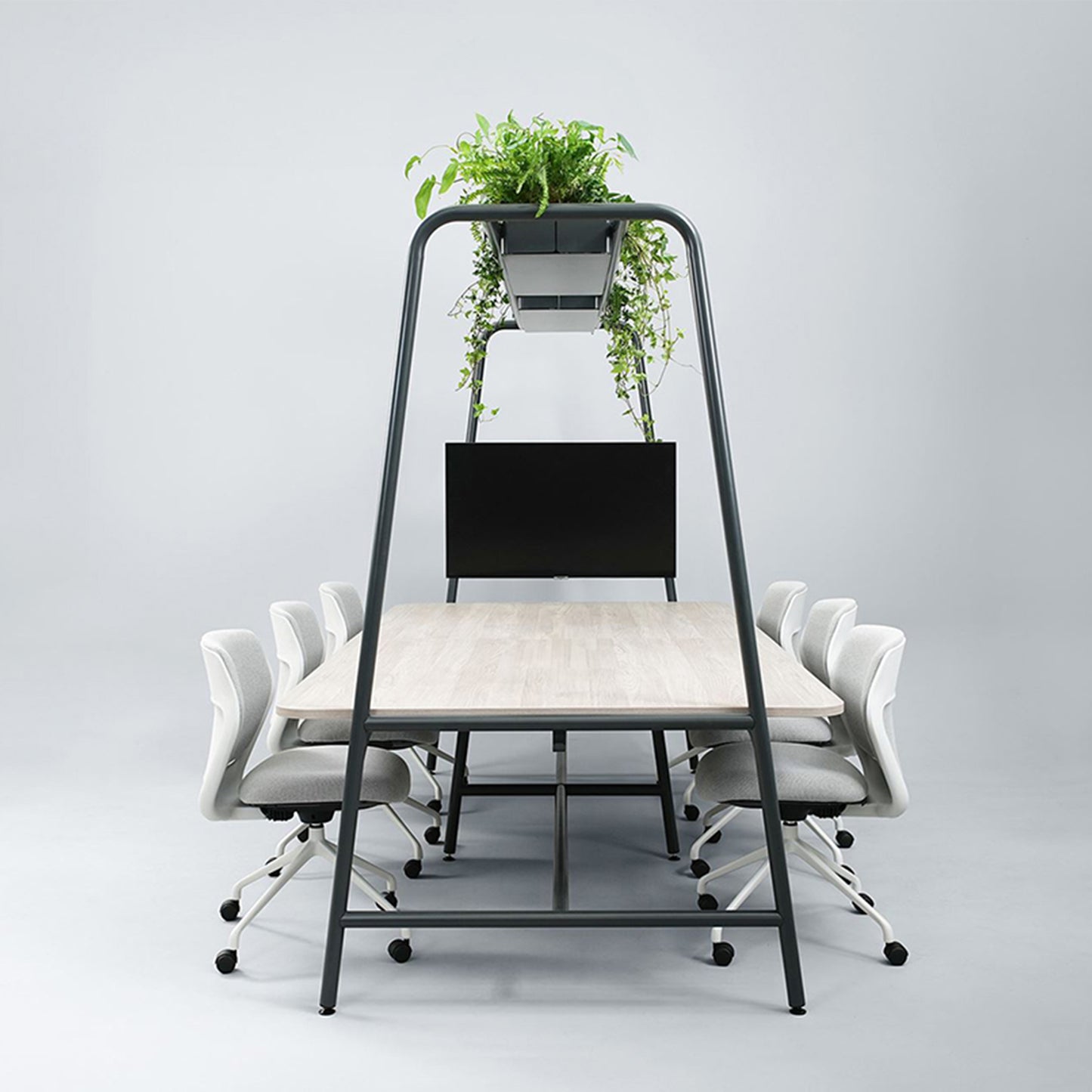 ROUND Multipurpose Tisch | 2400 - 2800  x 740 - 1050 mm, optionales Zubehör