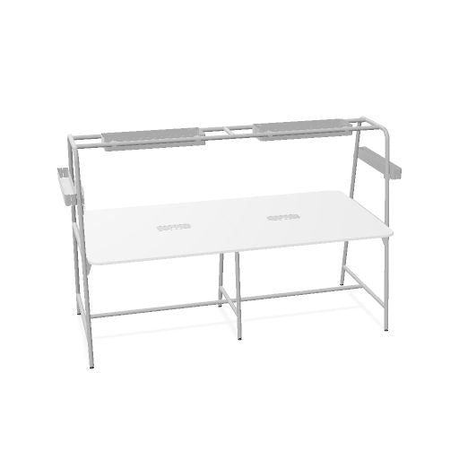 ROUND Multipurpose Tisch | 2400 - 2800  x 740 - 1050 mm, optionales Zubehör