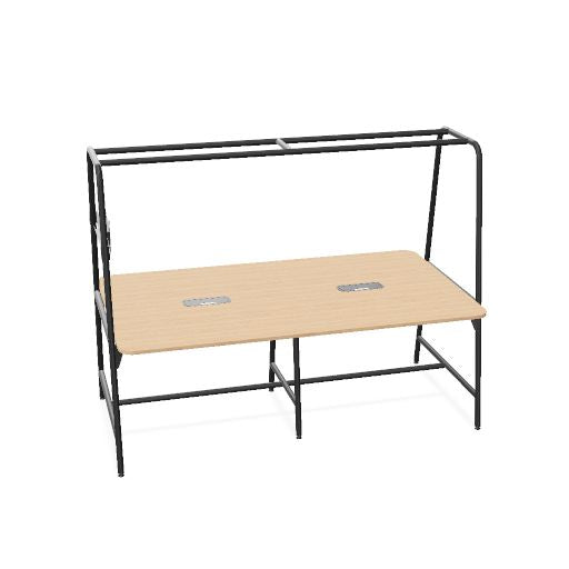 ROUND Multipurpose Tisch | 2400 - 2800  x 740 - 1050 mm, optionales Zubehör