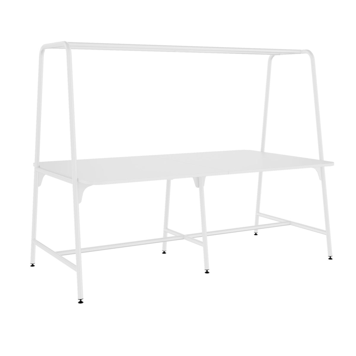 ROUND Multipurpose Tisch | 2400 - 2800  x 740 - 1050 mm, optionales Zubehör