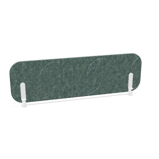 ROUND PET Akustik-Tischtrennwand | 1180-1780 mm, über 20 Farben