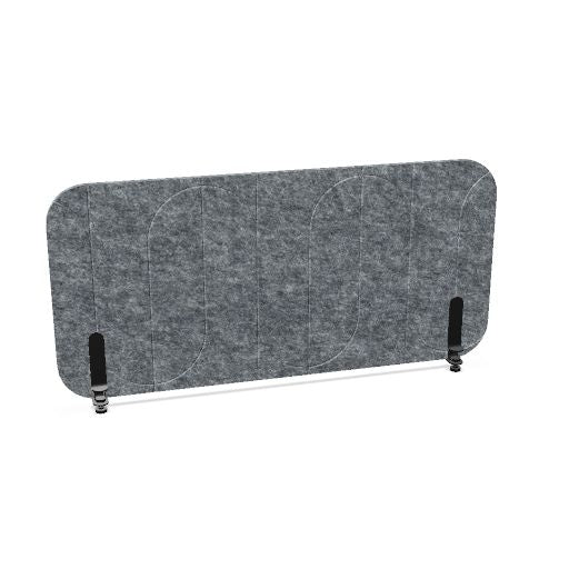 ROUND PET Akustik-Tischtrennwand | 1180-1780 mm, über 20 Farben